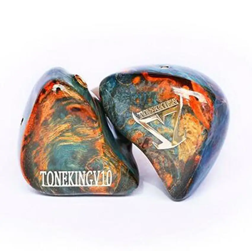 TONEKING V10 10 Balanced Armature 10BA Hifi Music Monitor Studio Customized Hand Made Audiophile Musician MMCX Earphone Earbuds