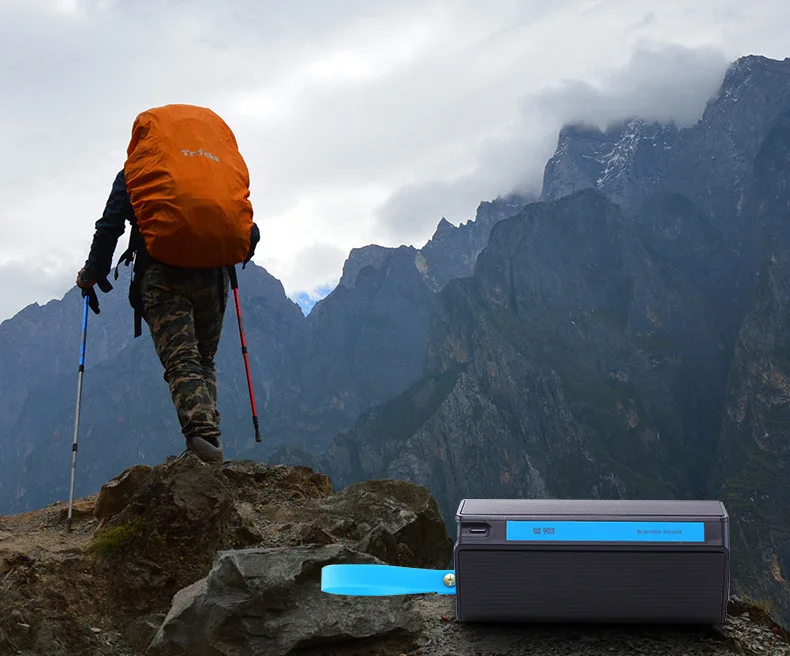 Открытый водонепроницаемый портативный Bluetooth динамик сабвуфер hands-free Вызов TF карта FM аудио воспроизведение возможность бас Музыка cente