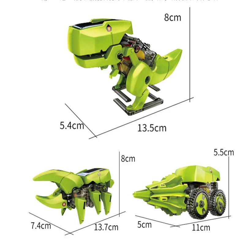New-Solar-Energy-4-In-1-Transformation-Jessic-World-Dinosaur-Insect-Driller-Robot-Solar-Toys-DIY