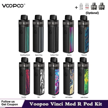 

Electronic Cigarette Voopoo Vinci R Mod Pod Vape Kit 1500mAh 5.5Ml Cartridge Gene.Ai Chip With Pnp Coil Vaporizer