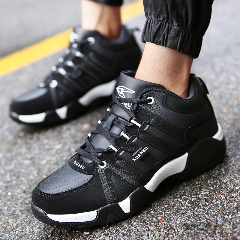 Winter Men Women Running Sport Shoes Plus Size 36-48 Athletic Trainers With Fur Comfortable Training Sneakers Unisex Runners