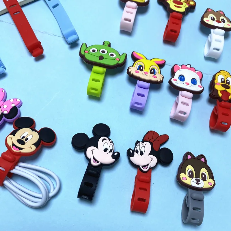 Earphone Cable Organizer, Cartoon Cable Tie, Cord Management, Headphone Wrap Winder, Fruit Shape Cable Management, Cable Straps,USB Holder,Earphone...