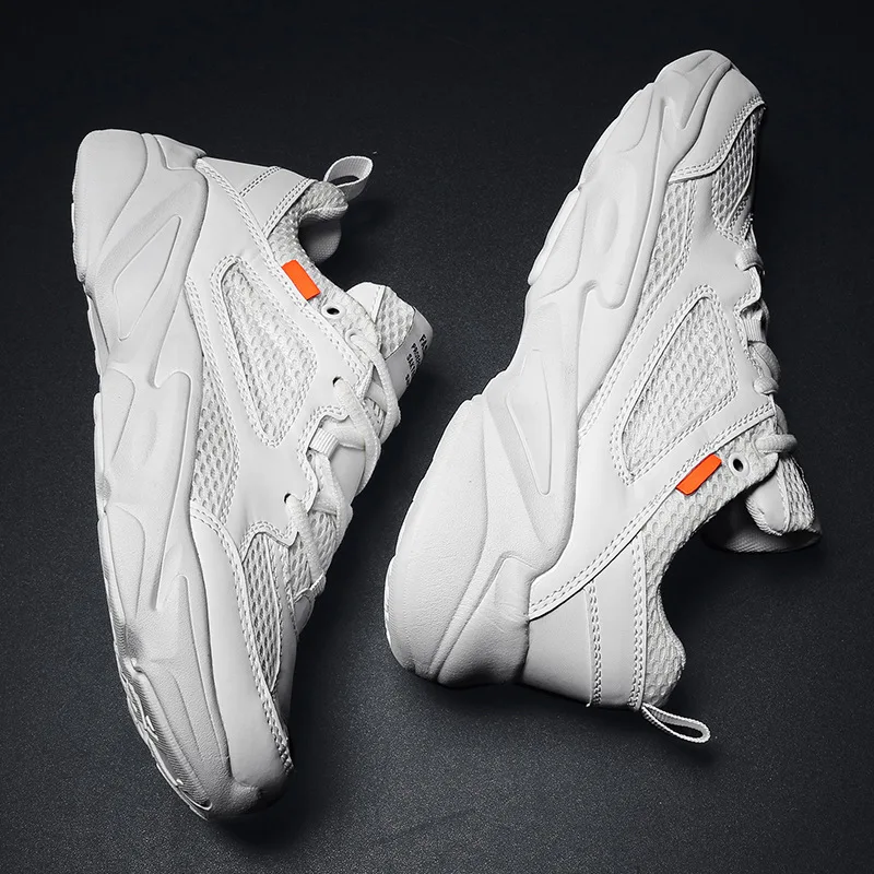 

MEN'S SHOES New Style INS Online Celebrity Breathable Dad Shoes Men's Running Shoes Anti-slip Wear-Resistant Ultra-Light Large S