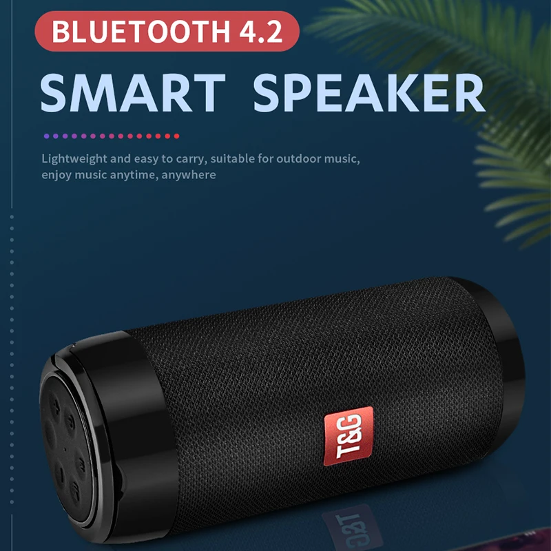 Портативный Bluetooth мини-динамик с fm-радио водонепроницаемый сабвуфер