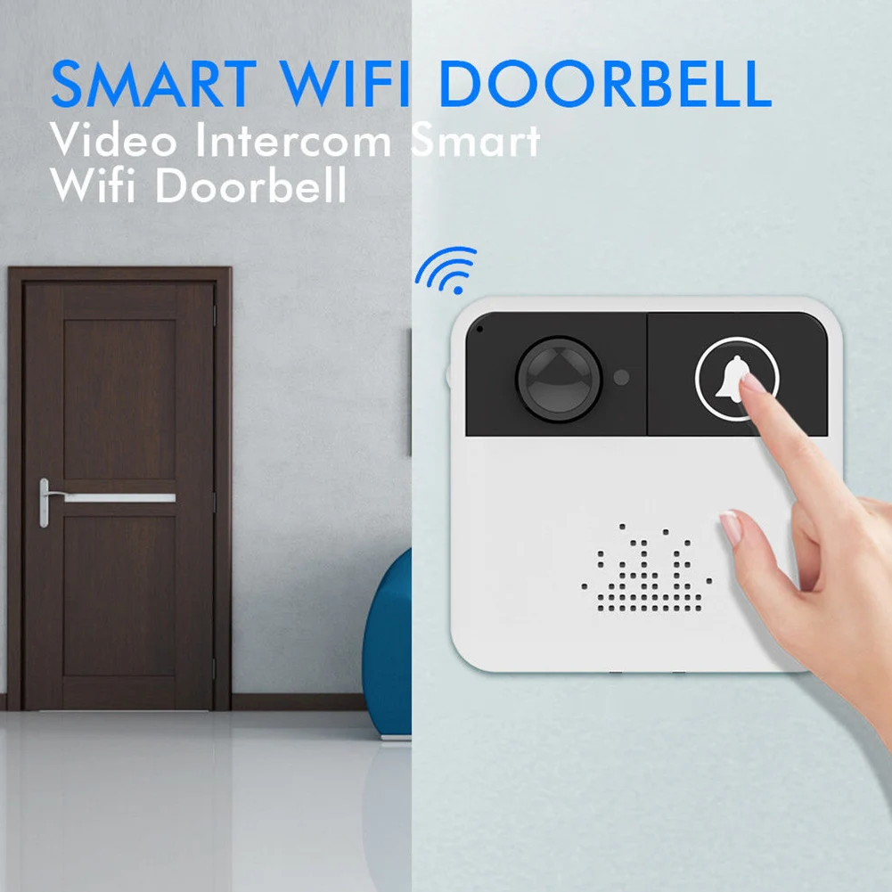 Дистанционный домофон визуальное Домашнее использование wifi многофункциональный домашний охранный дверной звонок цифровой дверной глазок звонок