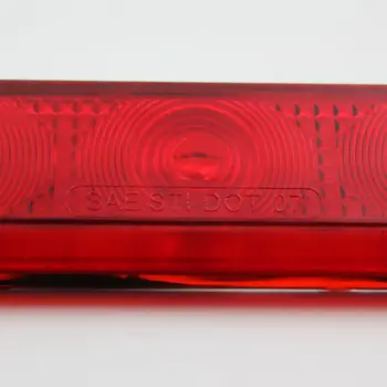 

Replacement 9 LED Light Bar Stop Turn 3rd Brake Light Trailer Accessories Red