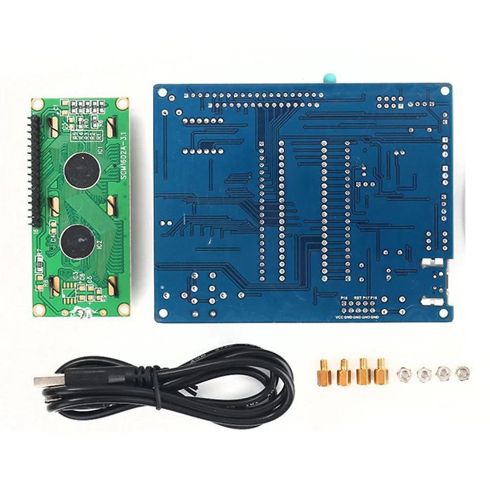 

STC89C52 MCU Experiment Accessories LCD Screen With CD Development Board Easy Install Learning Microcontroller Compact