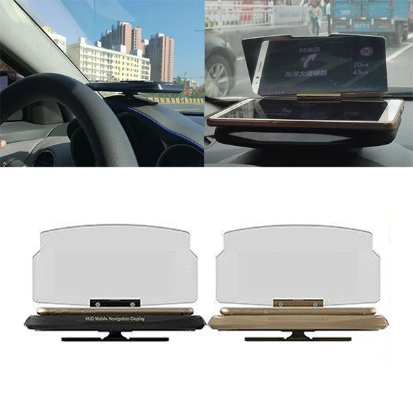 Head Up Display HUD Universal Reflector GPS Navigation Projector HD Anti-Skid Premium