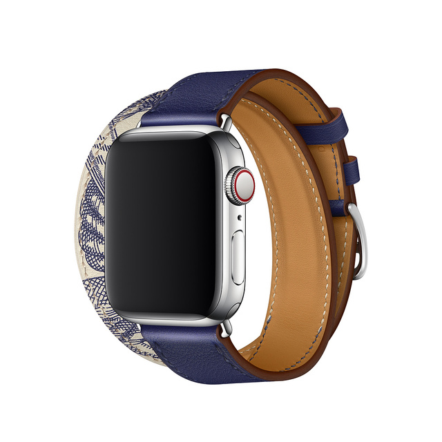 Leather loop Bracelet Belt for Apple Watch Band 6 SE 5 4 42MM 38MM 44MM 40MM Strap for correa iWatch 6 5 4 3 Wristband