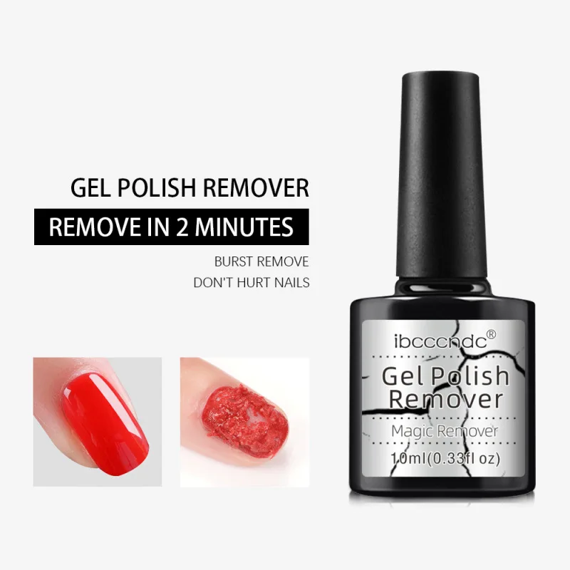 IBCCCNDC Base Top Coat Transparent Gel Nail Magic Remover Polish UV 10ml Soak Off Primer Gel Varnish Lacquer Matte Tempered