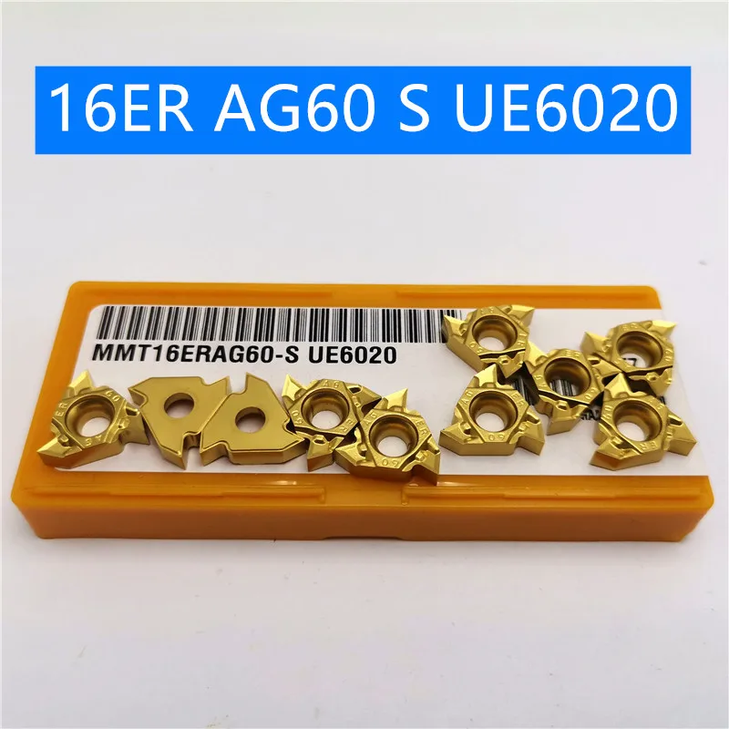 10PCS MMT 16IR 16ER AG60 S UE6020 VP15TF MMT16IR MMT16ER Pressed thread turning tool CNC machine tool turning parts