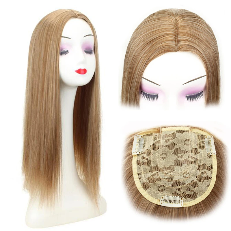 GresSyntheticHairPiece22LongStraightHairExtensionClipInHigh