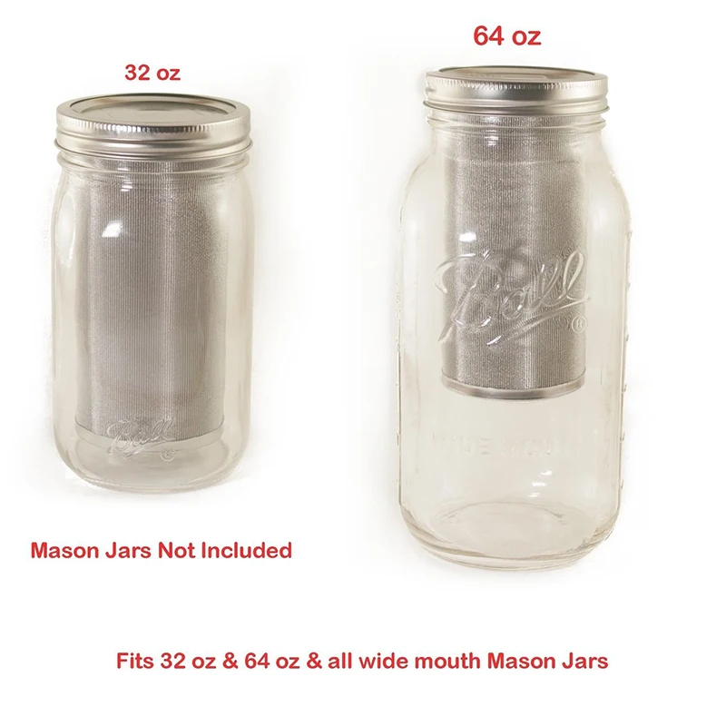 

Coffee Cone Filter Cold Brew Coffee Tea Filter Mesh Maker With Sealing Ring Reusable Coffee Filter
