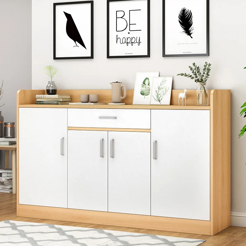 

Shoe Cabinet Household Doorway Large-Volume Economical Entrance Cabinet Multi-functional Minimalist Modern Hall Cabinet Solid Wo
