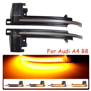 

LED Turn Signal Light Blinker Startup Breath Light For Audi A4 A5 S5 B8.5 RS5 RS4 B8 Q3 A6 C6 4F 2pcs Side Wing Mirror Indicator