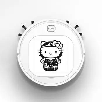 

Auto USB Sweeping 1800Pa Multifunction Smart Robot Vacuum Cleaner Dry Wet Vacuum Floor Cleaner Hello Kitty Wonder Woman