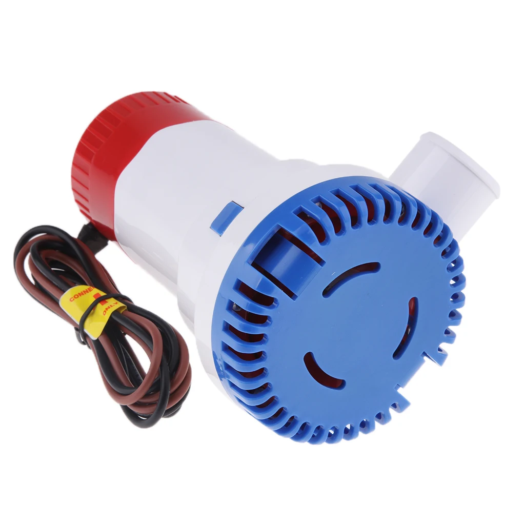 12V 1500GPH погружной насос подводная лодка/морской водяной насос 1-1/8 ''на выходе
