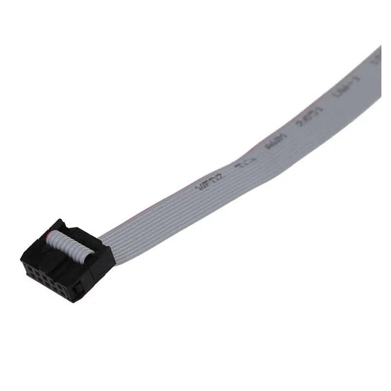 30 см длинный двойной IDC FC-10P разъем JTAG скачать FFC кабель провода