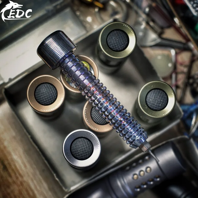 A171 ручной титановый сплав EDC титановая лошадь Пальмовая отвертка конус многофункциональная отвертка с 6mmS2 пакетом