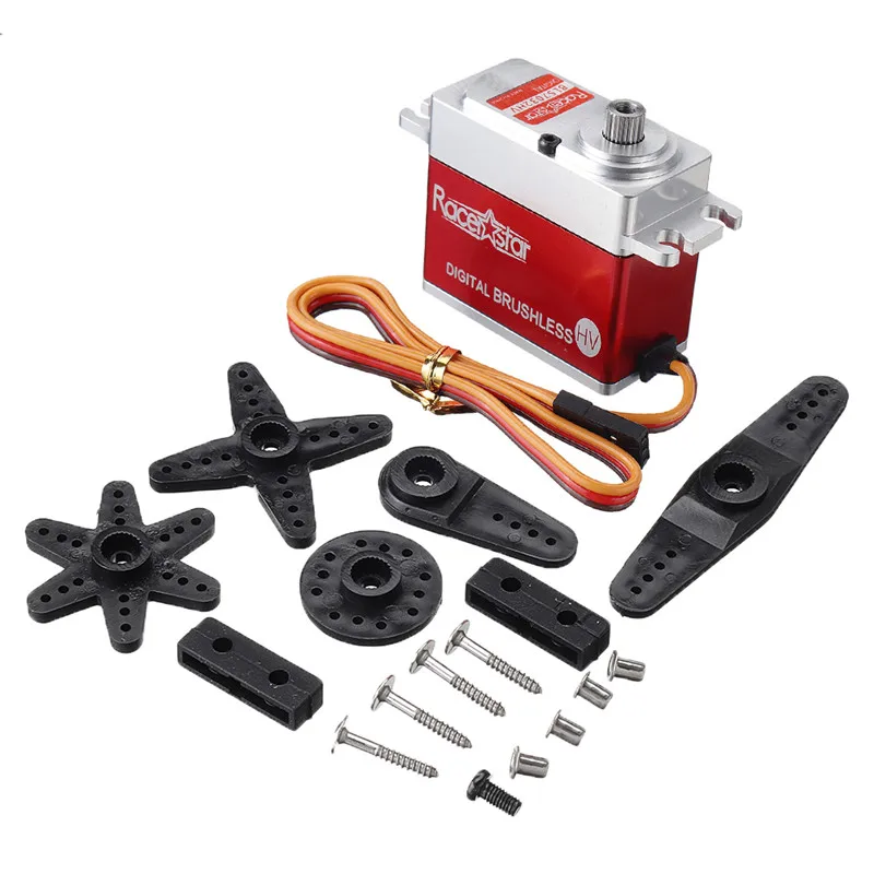 Racerstar BLS7032HV 180 ° 32 кг бесщеточный цифровой сервопривод для 600/650/700 перекоса дистанционно управляемых вертолетов самолетов «Робокар Поли»