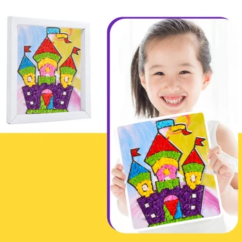 

Creativity Kit Perfect Kids Gift Child 3D DIY Hand Drawing Painting And Imagination Training Toy Stickers Painted Paper Toys