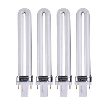 

2pcs 9W UV Lamp Bulbs For Drying Nail Polish Nail Dryer Electronic Machine Lamp Tube Replacement Manicure Nail Art Tool