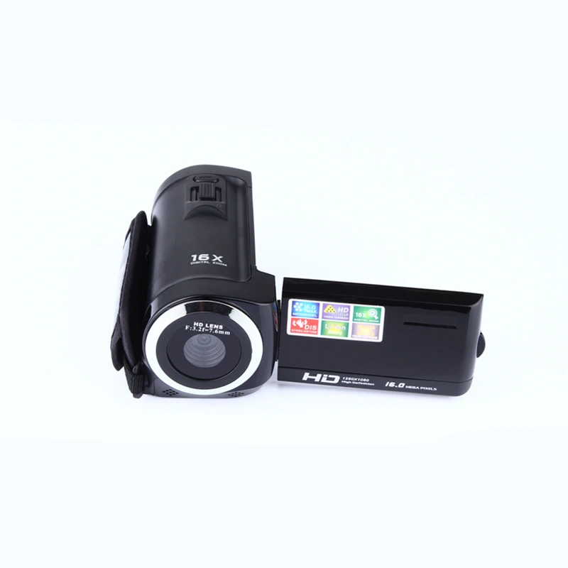  1080P cámara Digital HDV videocámara 16MP 16x Zoom COMS Sensor 270 grados 27 pulgadas TFT pantalla 