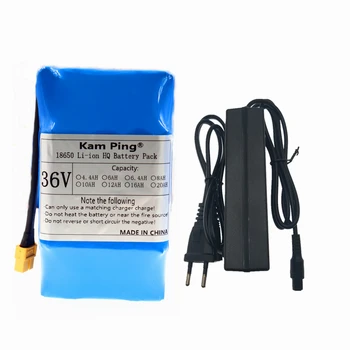 

KAM PING Electric scooter 36v lithium battery pack,bms 36v 10s2p 4.4Ah battery car scooter,built-in protection board+2A charger