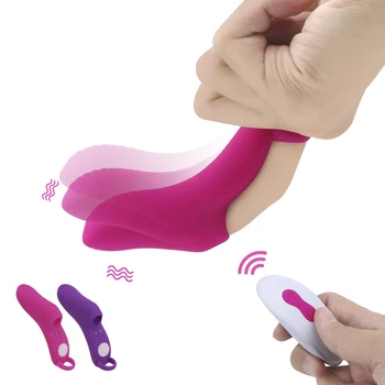 Clitoris Stimulator G Spot Massage Wireless Remote Control Finger Vibrator Female Masturbator 9 Frequency Sex Toys for Women 2