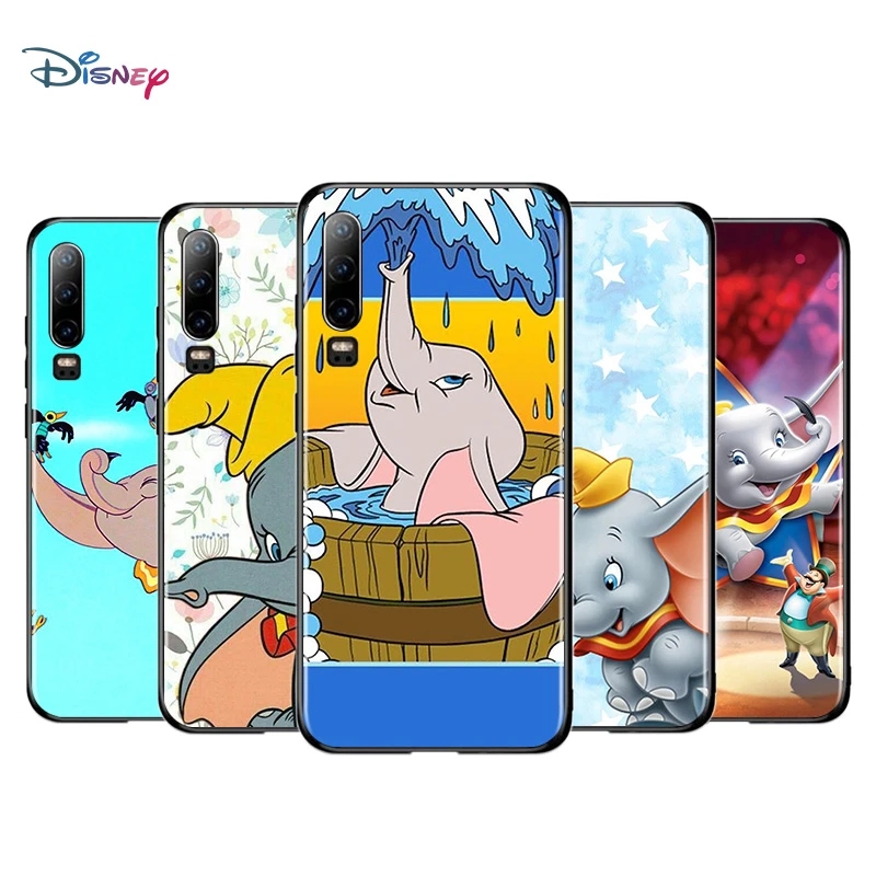 Disney Cartoon Animation Dumbo For Huawei P50 P40 P30 P20 P10 P9 P8 Lite E  Mini Pro Plus 5g Soft Tpu Silicone Black Phone Case - Mobile Phone Cases &  Covers - AliExpress