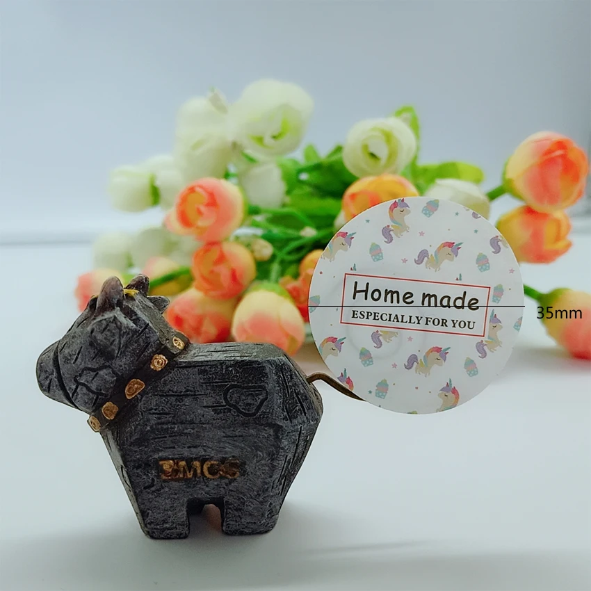 120 шт./лот, милые наклейки с единорогом, надпись «Thank You Home», студенческие канцелярские принадлежности, школьные офисные принадлежности