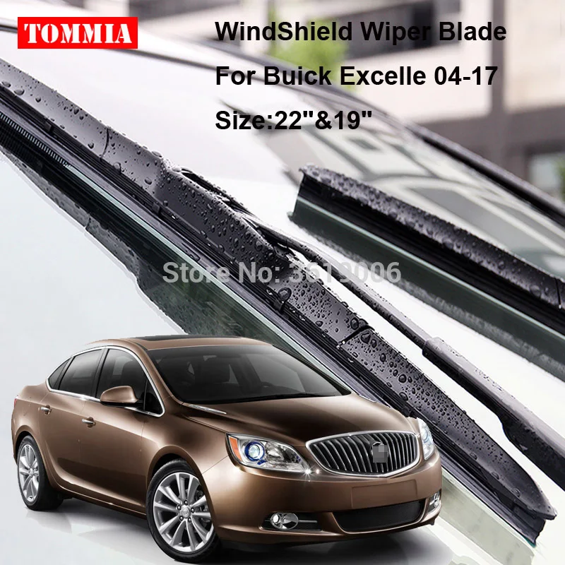 TOMMIA для Buick Excelle 04-17 2 шт передние мягкие резиновые щетки стеклоочистителя ветрового стекла