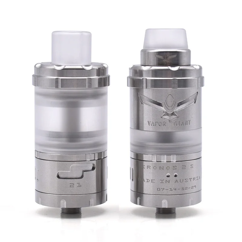 ShenRay VG Kronos 2 S RTA 23 мм 316ss Регулируемый воздушный поток MTL или DL 360 логотип щит 4,0 мл Регулируемый воздушный поток пара гигантский бак