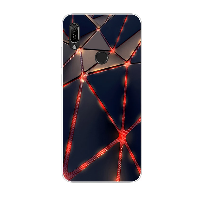 Черный Huawei y6 чехол huawei Y6 силикона с покрытием из термополиуретана мягкий чехол для телефона для huawei Y6 MRD-LX1 MRD-LX1F Y 6 pro Y6Prime чехол - Цвет: Черный