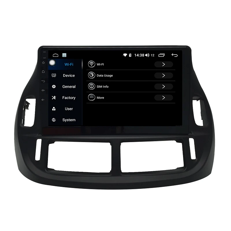 Estima Radio Android 9.0 Octa Core 4+64G 1 Din Gps Navigation Car Multimedia For 2003-2005 Toyota Estima