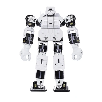 

New Hot 27cm My DIY Robot Creative Time LINE-Core M Graphical Programmable Humanoid Robot Educational Robot Kit - White/Red/Blue