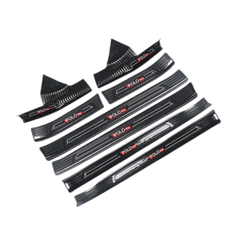 

Car Styling for Volkswagen Polo plus 2019 stainless steel Car Scuff Plate/Door Sill Door Sill Scuff Plate Welcome Pedal