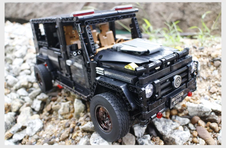 Форма King 13070 Technic APP RC G-glass G500 AWD Wagon SUV Vehicle Fit MOC 2425 функция питания двигателя строительные блоки кирпичи игрушки