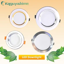 Kaguyahime светодиодный панельные утопленные светильники 3 Вт 5 Вт 10 Вт 15 Вт AC 220 В 240 В Высокая Яркая Круглая Панель-лампа освещение для кухня ванная