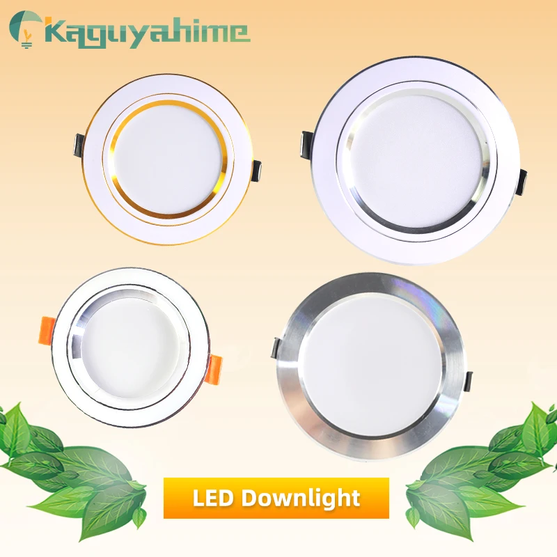 Kaguyahime светодиодный панельные утопленные светильники 3 Вт 5 10 15 AC 220 В 240 Высокая