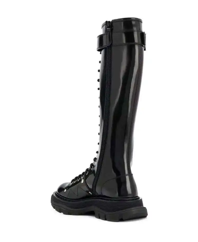 Сапоги выше колена; женские сапоги с пряжкой; женские сапоги до бедра; Zapatos De Mujer; Botas Mujer; коллекция года; зимние женские сапоги на молнии