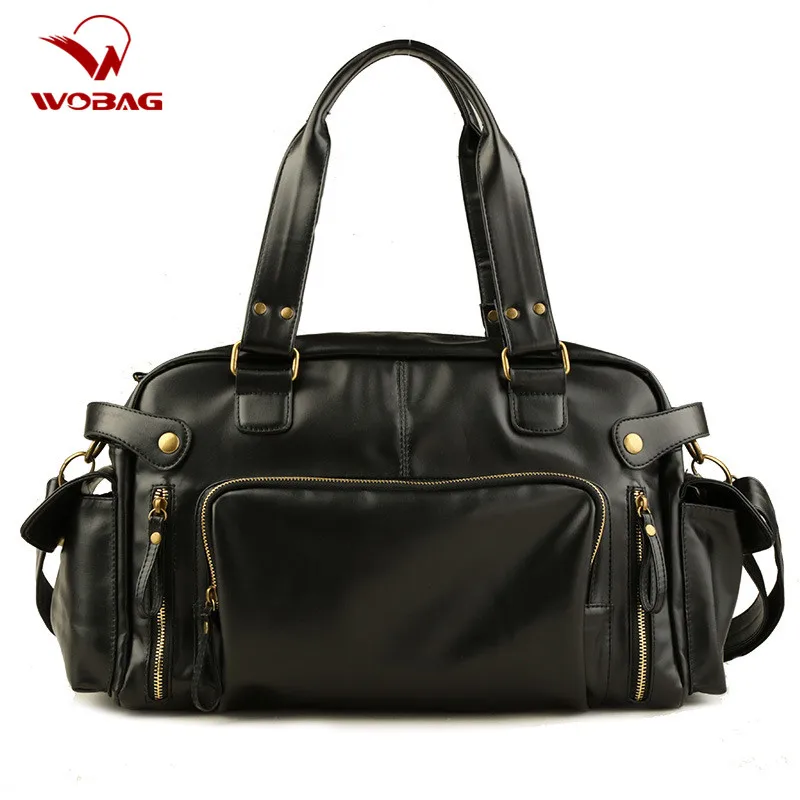 Messenger-Bags Mens Travel Handbag Crossbody-Bag Retro Waterproof High-Quality Male PU