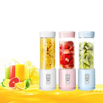 

Electric Portable Blender Mini Smoothie Mixer Bottle 4 Blades Juicer Cup Rchargeable Shakes Maker High Quality and Brand New
