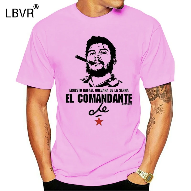 Женская футболка с круглым вырезом Che Guevara EL COMANDANTE Revolution Marxist 2019 | Мужская одежда