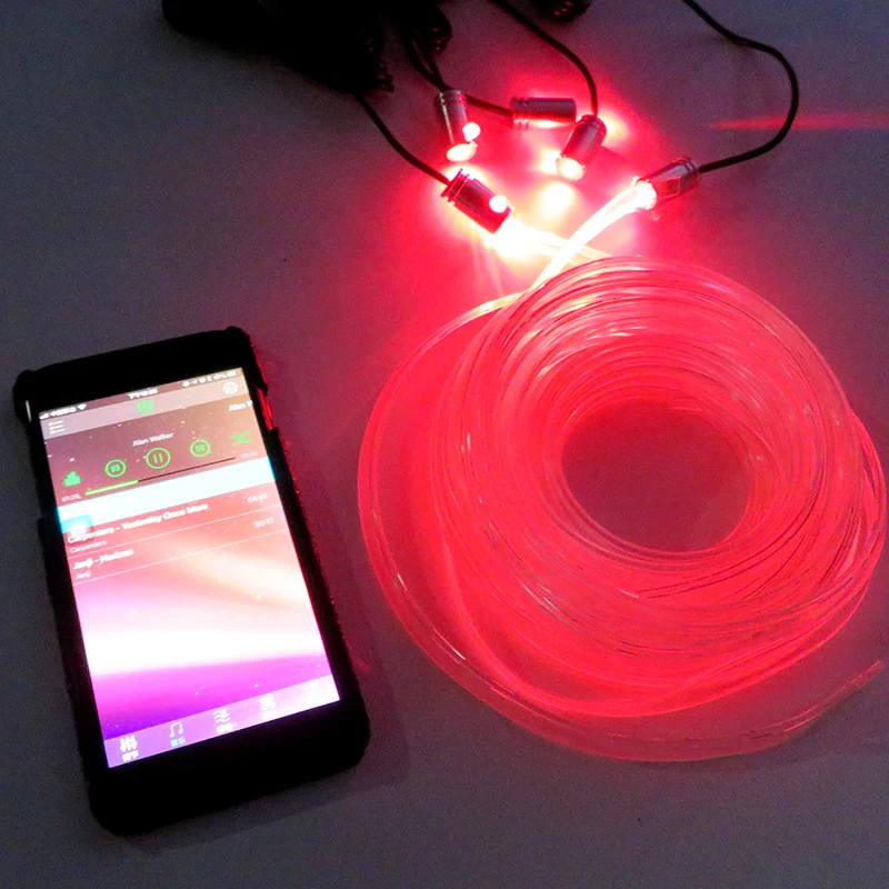 

for JEEP Compass (MK49)2007-2016 2.0L 2.4L rgb sound control app auto ambient atmosphere light car Interior Decorative lights