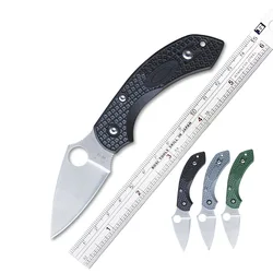 Mini couteau Portable multifonctionnel de haute qualité, couteaux pliants, manche en Fiber de Dragon, couteaux militaires de poche de Camping en plein air EDC 