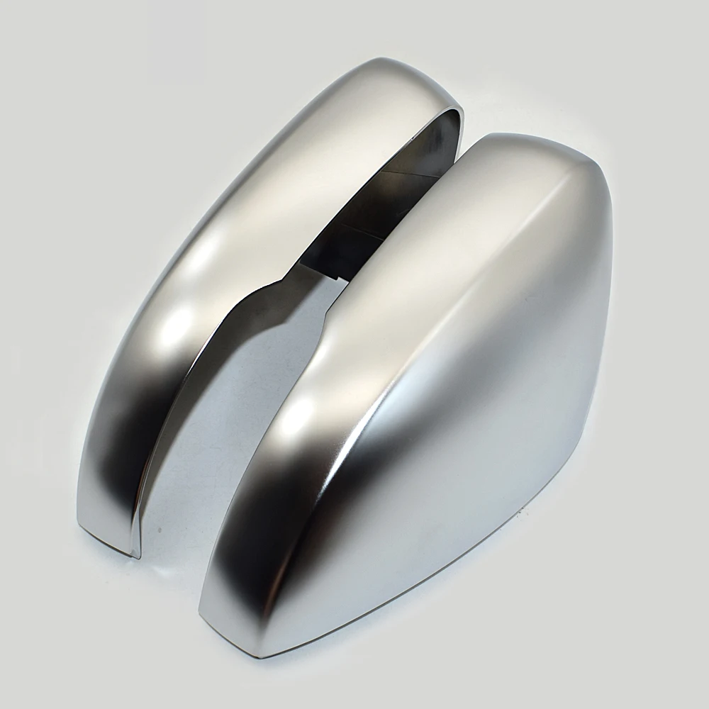 폭스바겐 VW 폴로 6R 6C 백미러 케이스, 풀 크롬 매트 마감, 문짝 윙 미러 커버 캡, 쉘 하우징