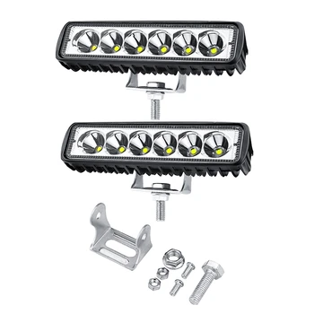 

2X6 Inch 36W LED Work Light Bar Flood Offroad ATV UTV Fog Truck Lamp 4WD Spot Light Waterproof LED Headlights 12V-24V