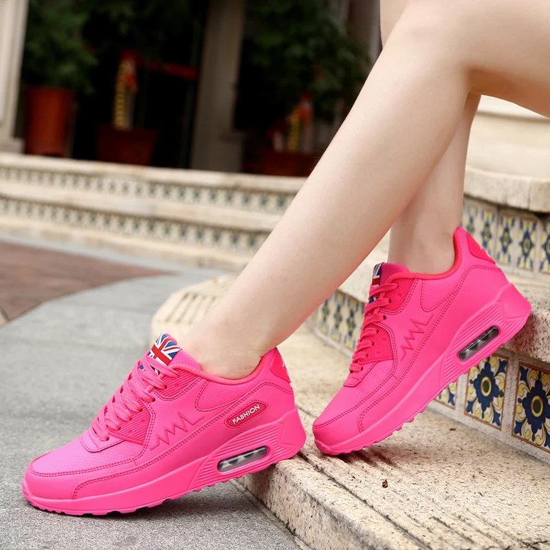 Tenis Feminino Woman Tennis Shoes Fashion Lace-Up White Sport Shoes Female Sneakers Light Breathable Women Flats Outdoor