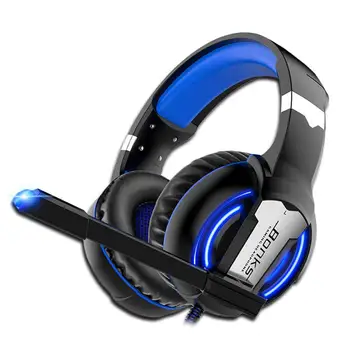 

TWISTER.CK Wired Gaming Headset Headphones with Microphone Light Surround Sound Bass Earphones For PS4 Xbox One Profe